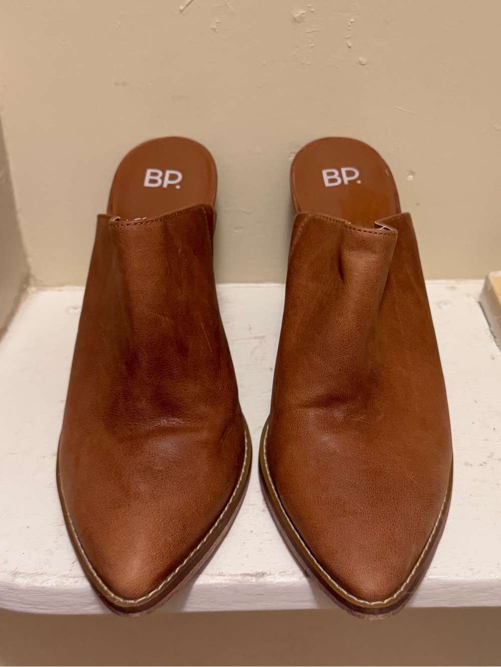 BP Maya Brown Pointed-Toe Mule (9)